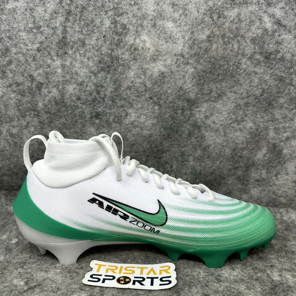 Nike Vapor Pro 1 Football Cleats Mens Size 9 White Green Black HM8850-100